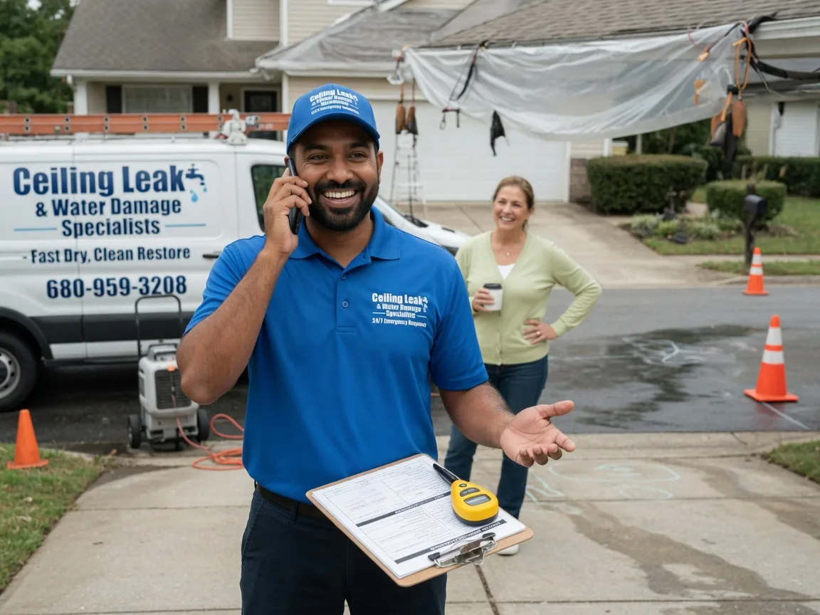 Ceiling Leak Cleanup Milan, KS FAQs